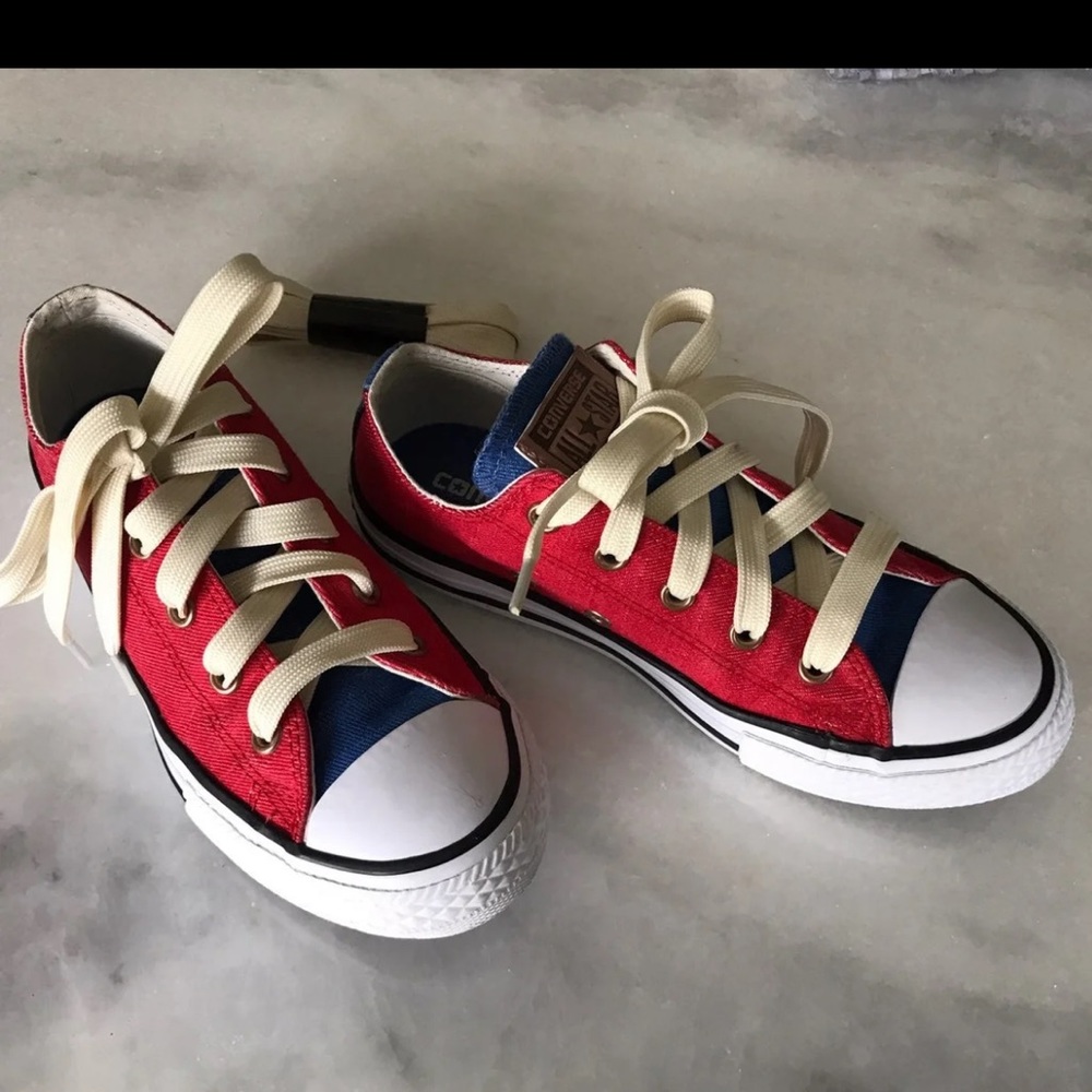 Red/Blue Kids Converse Sz 1
